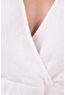 Rochie Vero Moda Vmdobby Chiffon Snow White